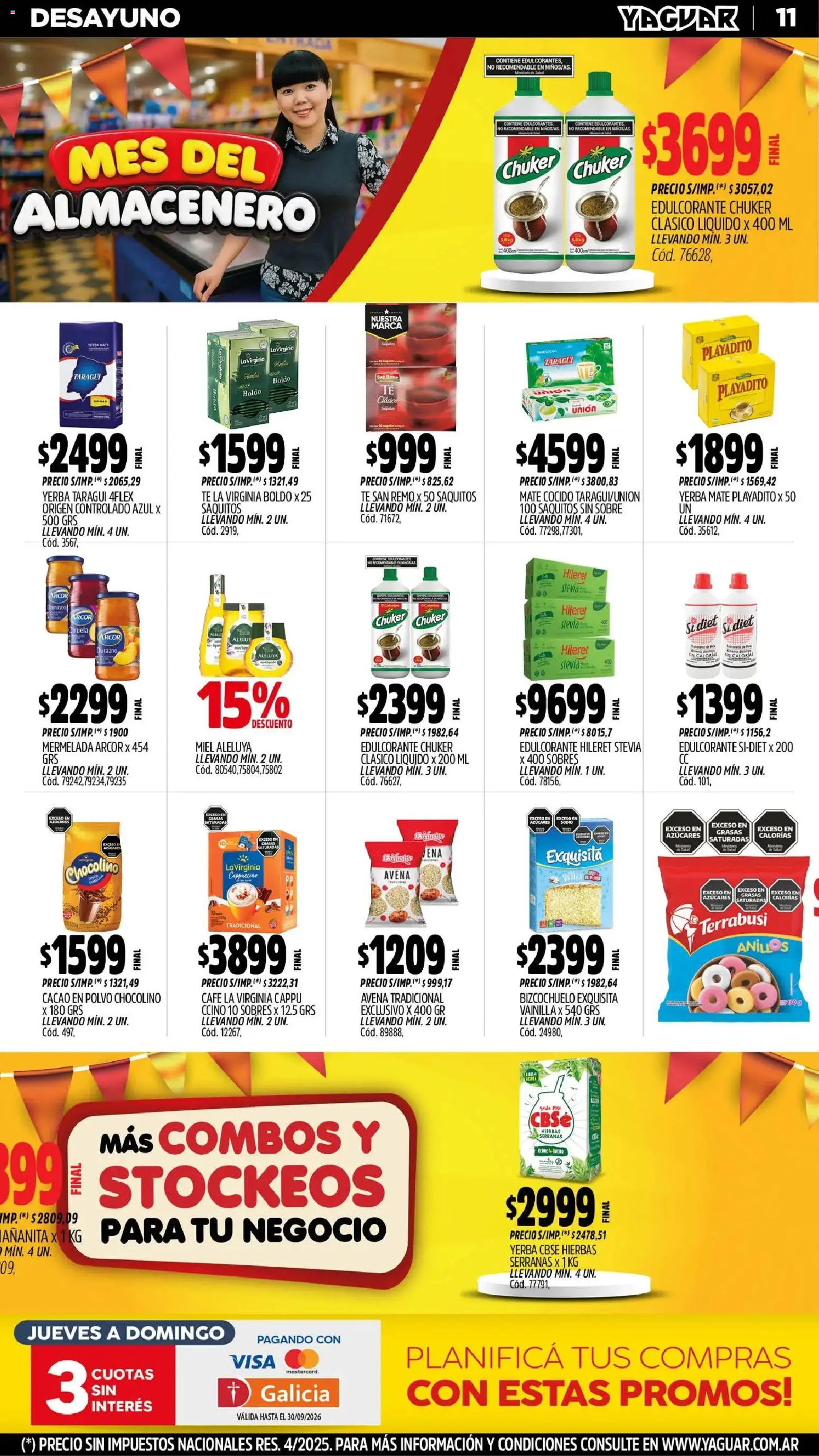 Vista previa del folleto de la tienda Yaguar válido desde el 31/08/2026 