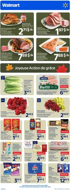 Un aperçu du dépliant Walmart circulaire du magasin Walmart est valide à partir 8 oct. 2026