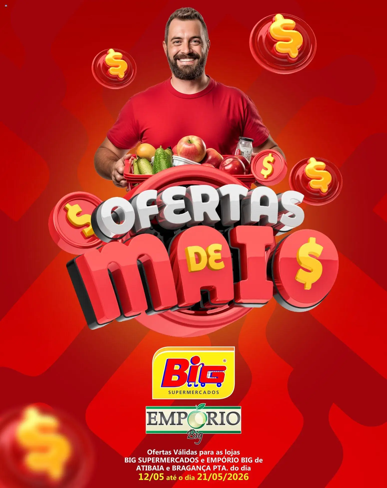 Pré-Visualização do folheto "Big Supermercados - Ofertas da semana" da loja Big Supermercados válido a partir de 12/05/2026