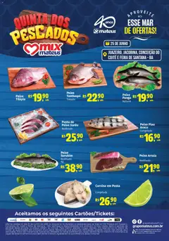 Pré-Visualização do folheto "Mateus ofertas Quinta dos Pescados" da loja Mateus válido a partir de 25/06/2026