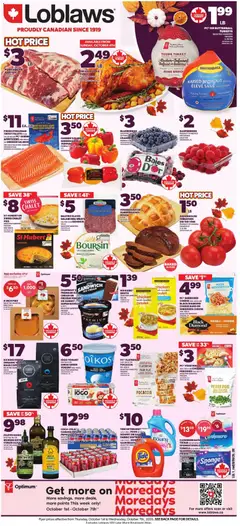 Preview of leaflet Loblaws weekly flyer / circulaire from shop Loblaws is valid from Oct 01, 2026