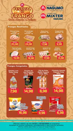 Pré-Visualização do folheto "Nagumo ofertas Festival do Frango" da loja Nagumo válido a partir de 14/10/2026
