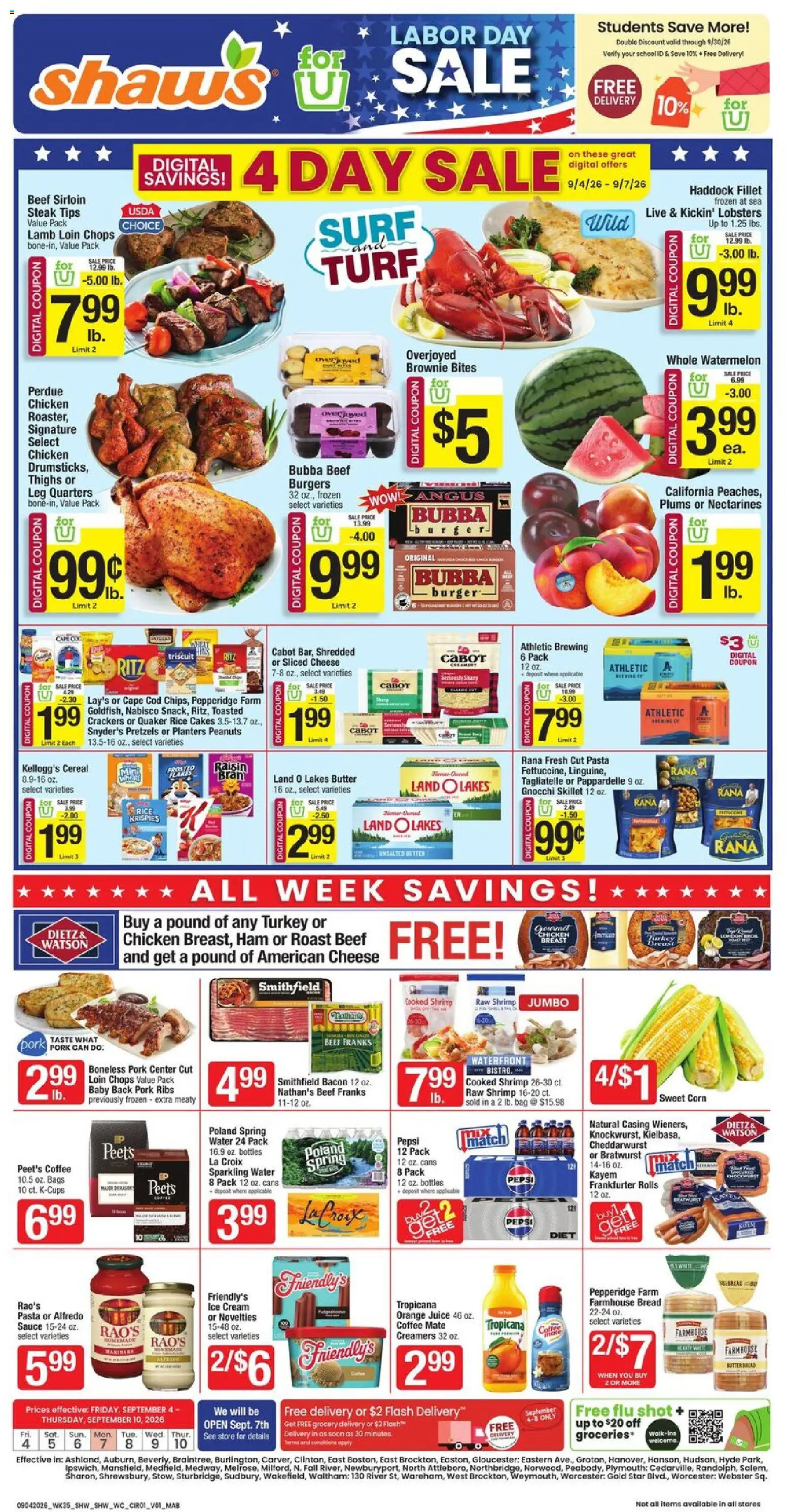 Ad Preview of Shaw's Shaw's Weekly Ad from 09/04/2026