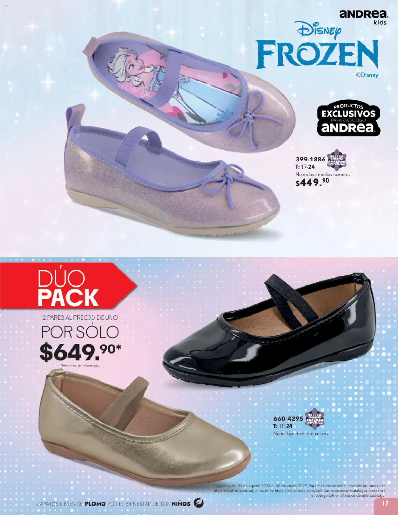 Vista previa las ofertas de la tienda Andrea - Andrea catálogo Infantil desde el 23/08/2026 
