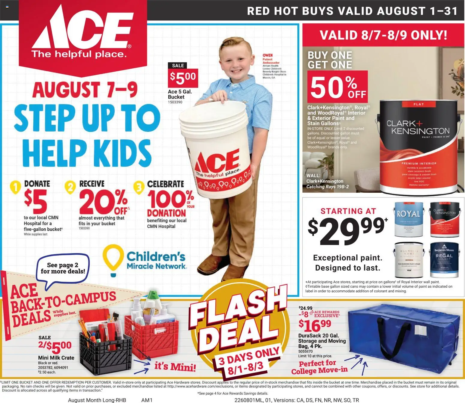 Ad Preview of ACE Hardware ACE Hardware Weekly Ad from 08/01/2026