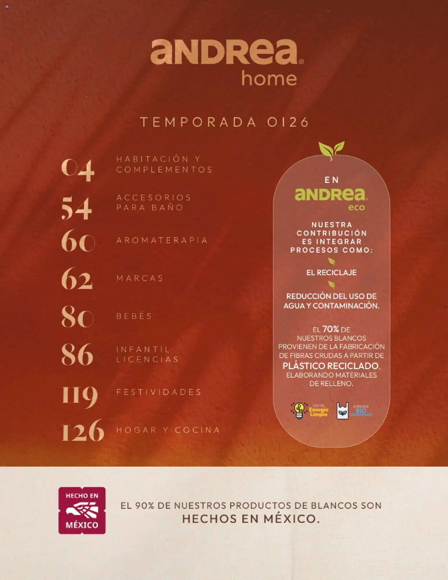 Vista previa las ofertas de la tienda Andrea - Andrea catálogo Home desde el 01/09/2026 