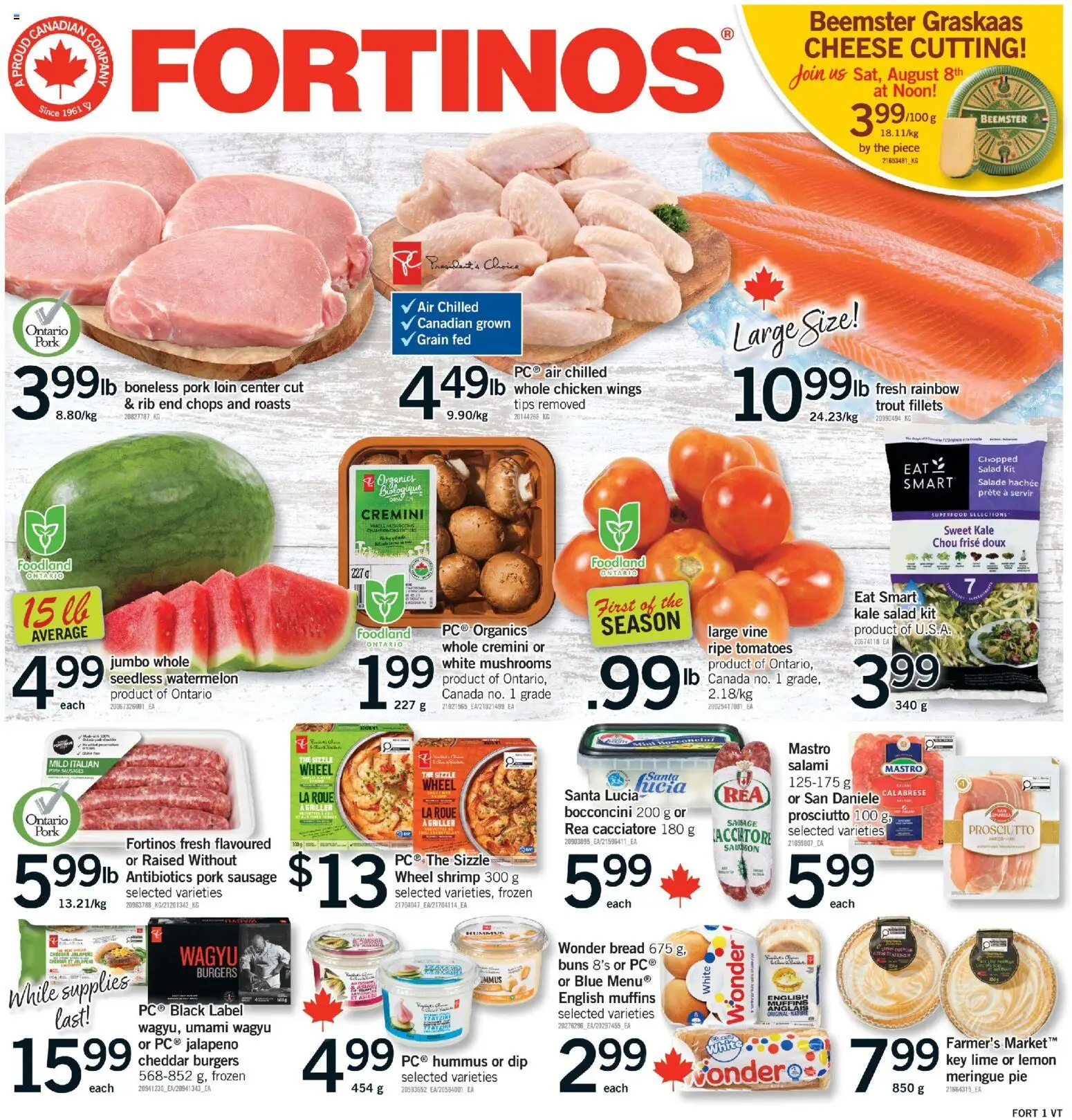 Preview of leaflet Fortinos weekly flyer / circulaire from shop Fortinos is valid from Aug 06, 2026