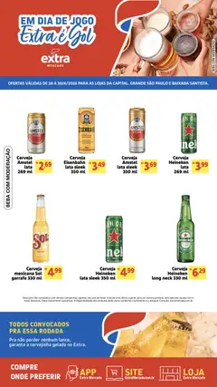 Pré-Visualização do folheto "Extra ofertas de Mercado Viral Gol" da loja Extra válido a partir de 28/04/2026
