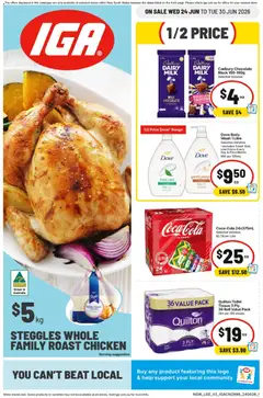 Preview of catalogue IGA catalogue from shop IGA valid 24/06/2026