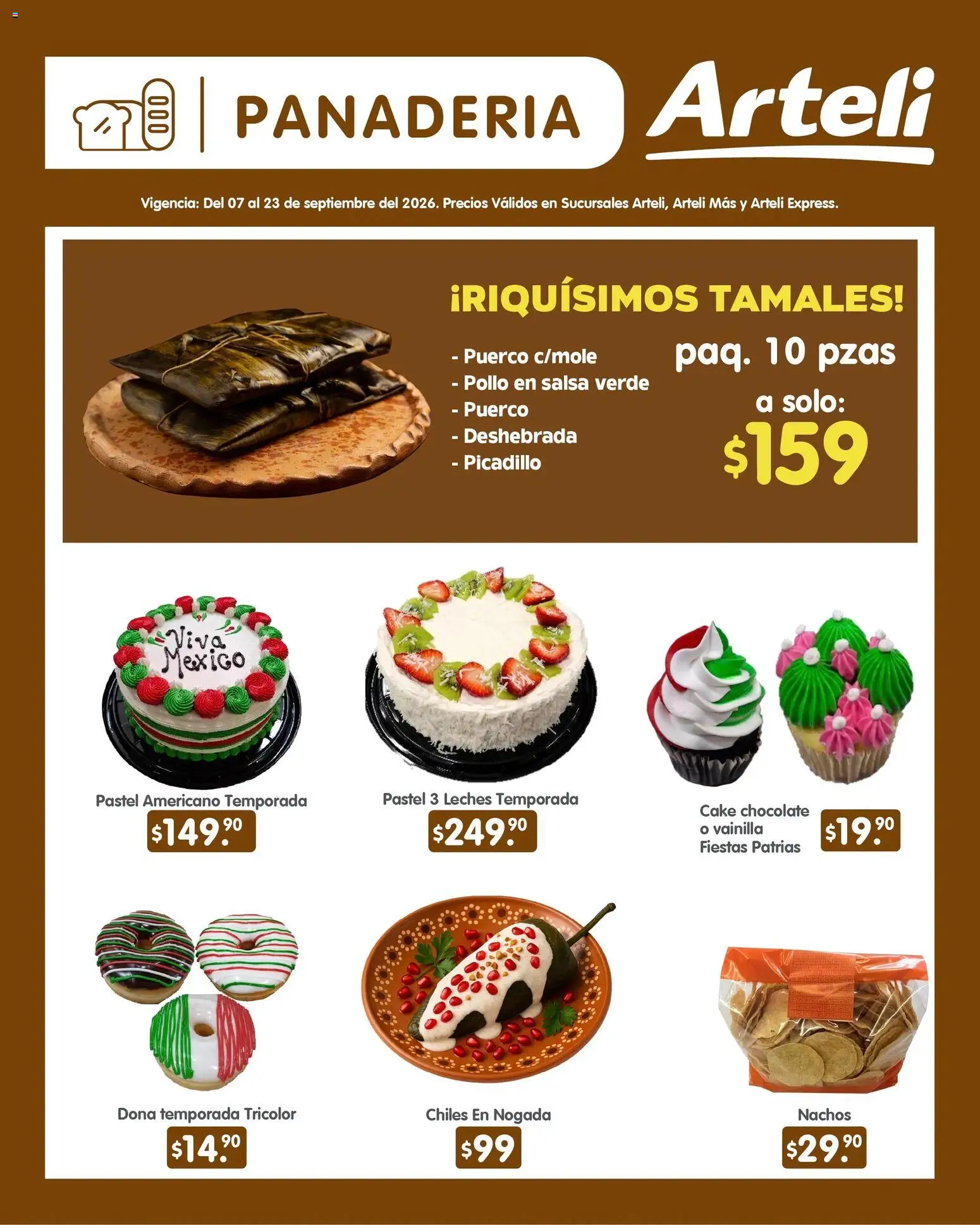 Vista previa las ofertas de la tienda Arteli - Arteli folleto Quincenal desde el 07/09/2026 
