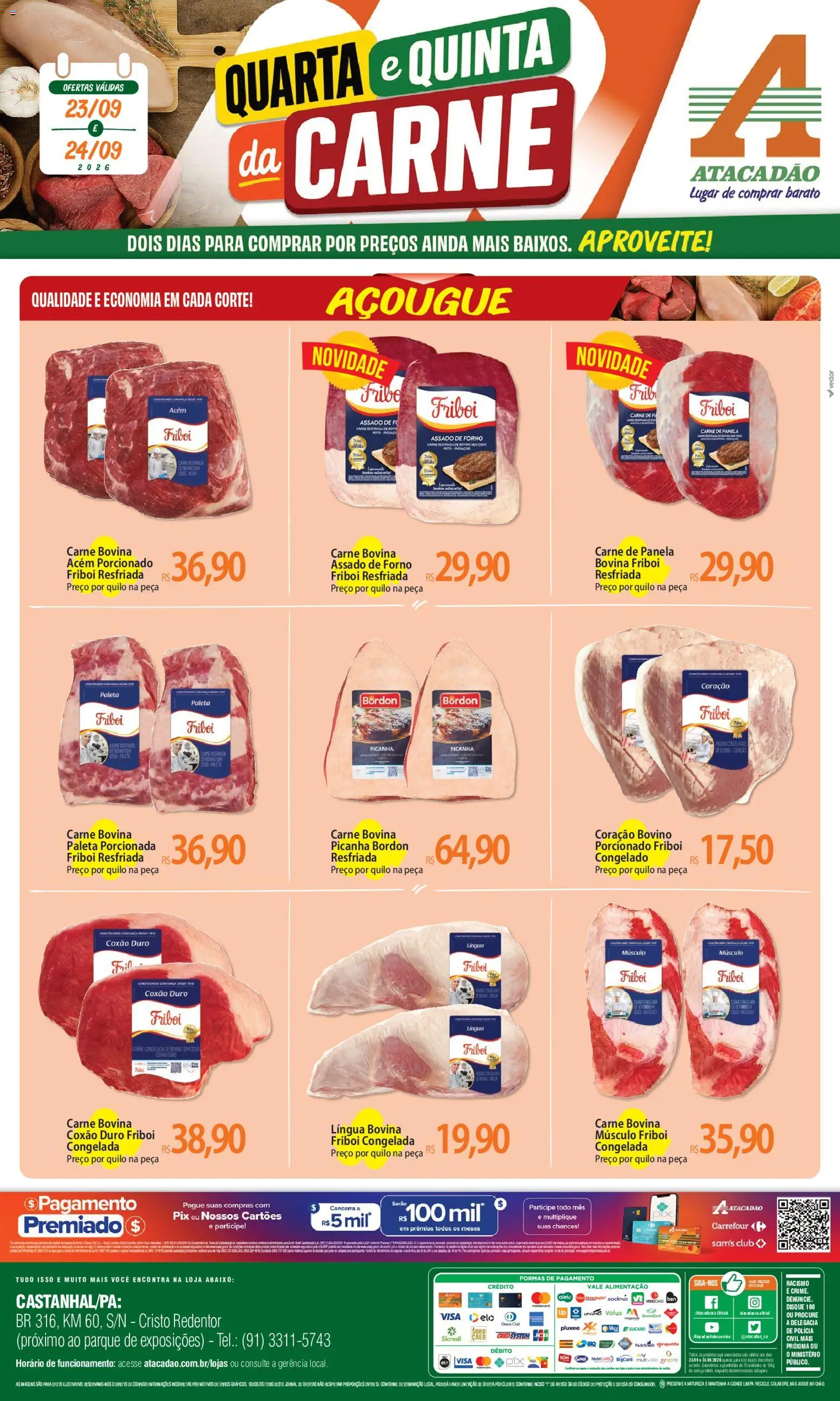 Pré-Visualização do folheto "Atacadão ofertas - PA" da loja Atacadão válido a partir de 23/09/2026