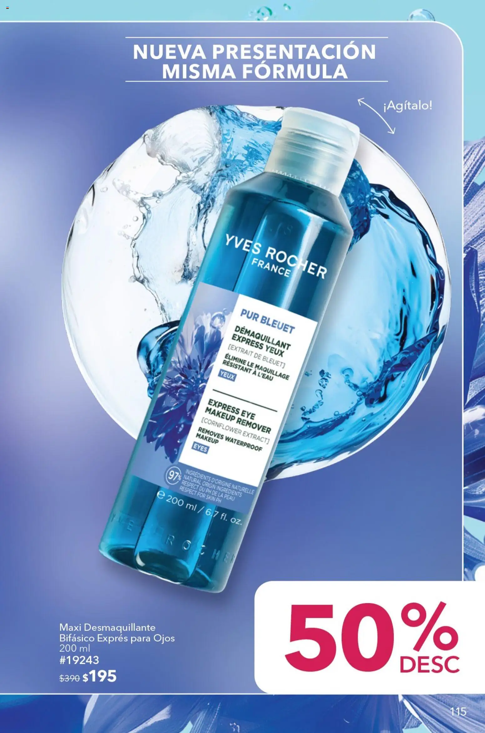 Vista previa las ofertas de la tienda Yves Rocher - Yves Rocher campaña 9 2026 desde el 23/06/2026 - Desmaquillante