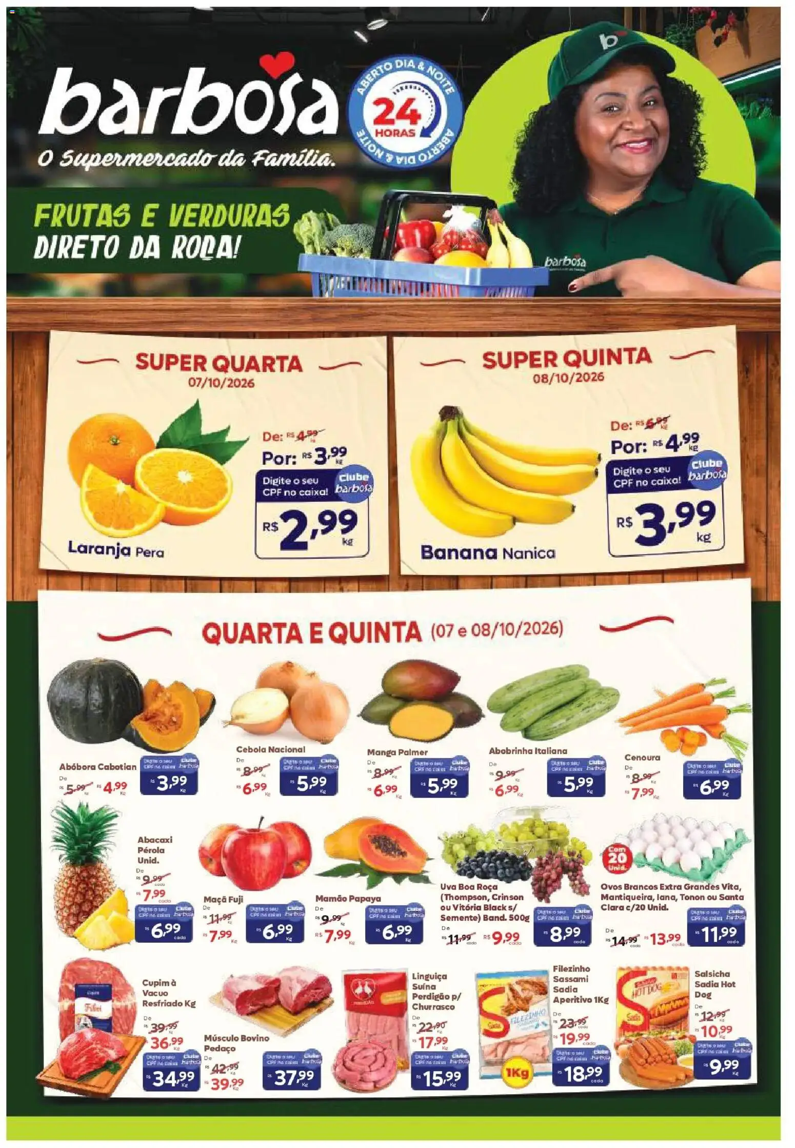 Pré-Visualização do folheto "Barbosa Supermercados - Ofertas da semana" da loja Barbosa Supermercados válido a partir de 07/10/2026