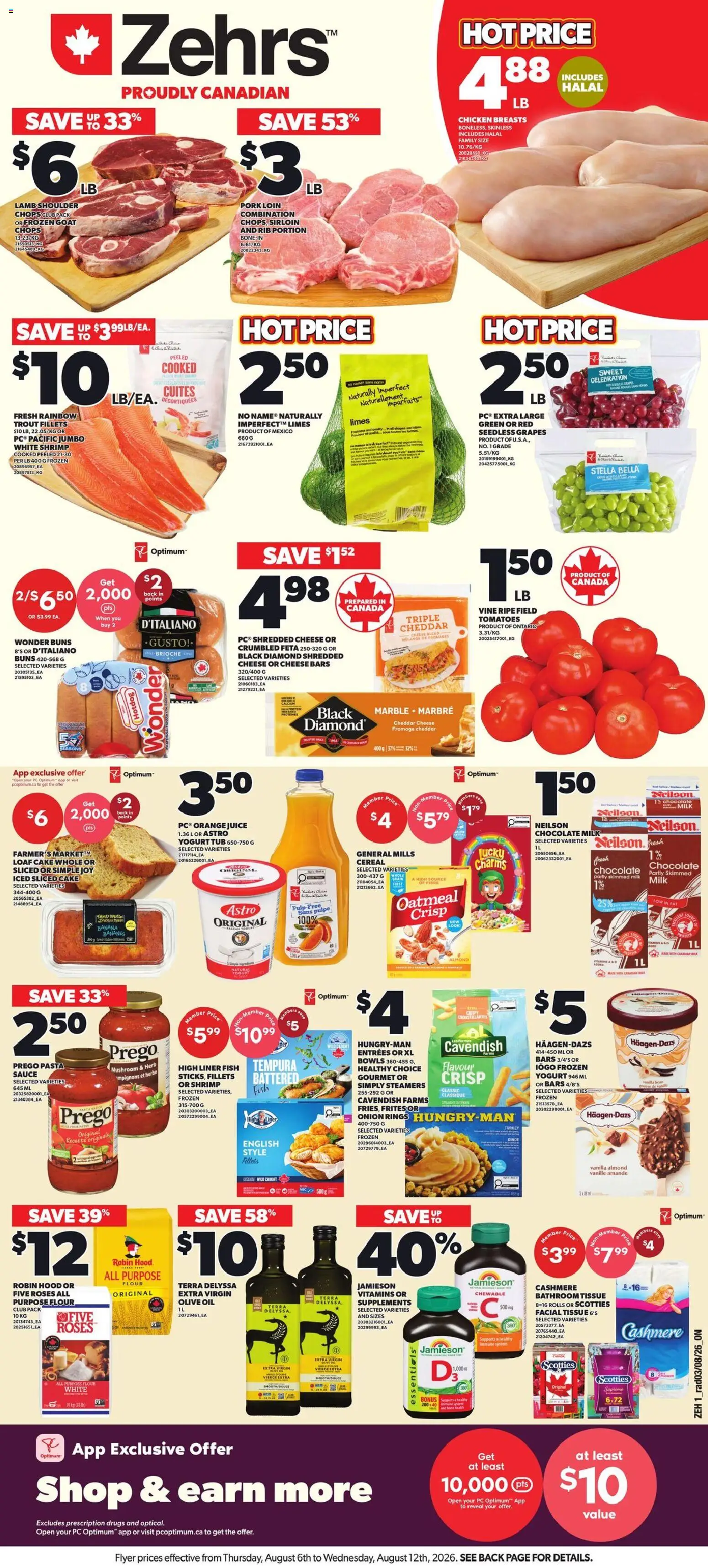 Preview of leaflet Zehrs weekly flyer / circulaire from shop Zehrs is valid from Aug 06, 2026