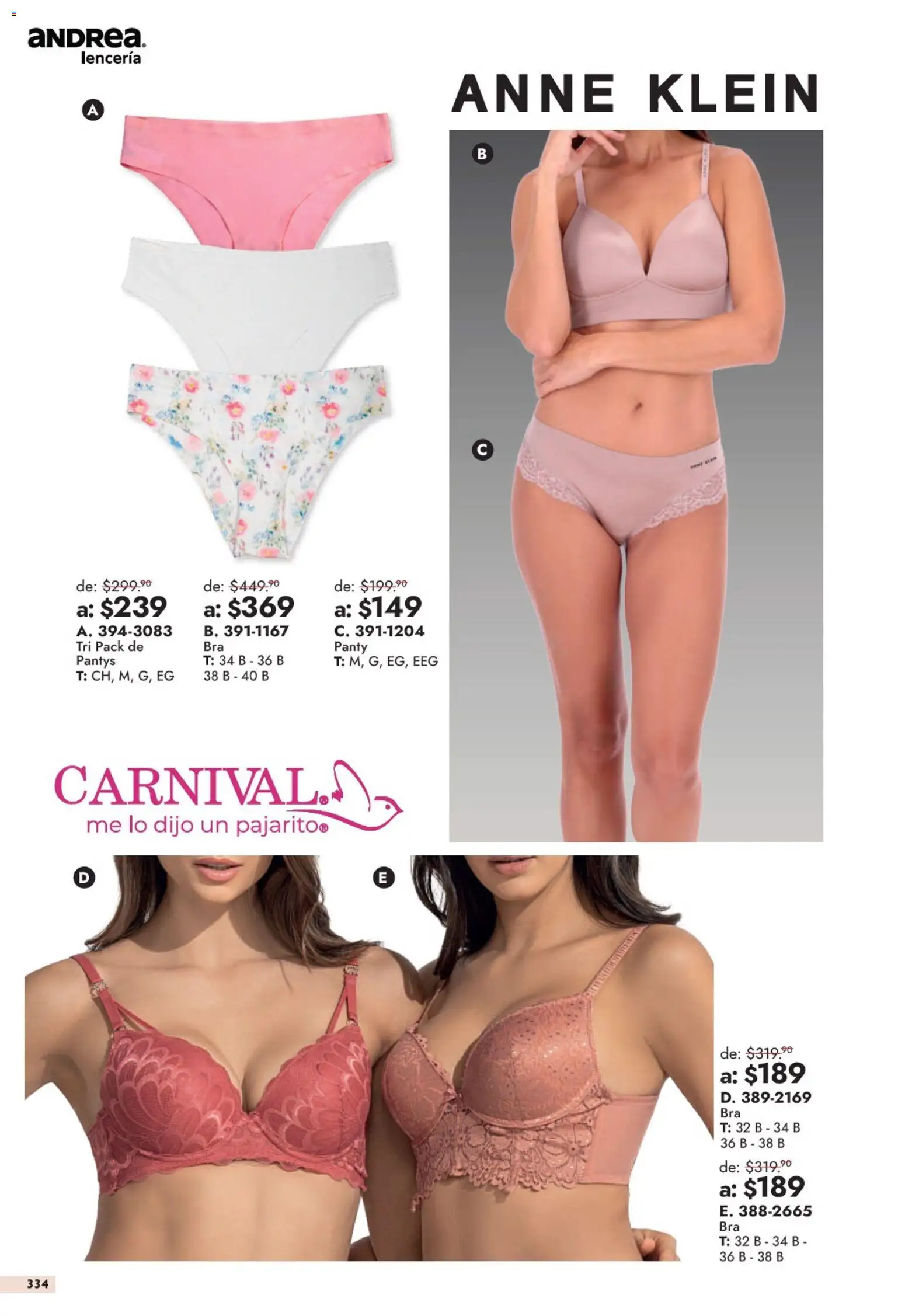 Vista previa las ofertas de la tienda Andrea - Andrea catálogo Outlet desde el 13/09/2026 