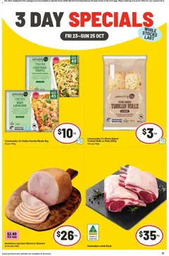 Preview of catalogue IGA WA 3 Day Specials from shop IGA valid 23/10/2026
