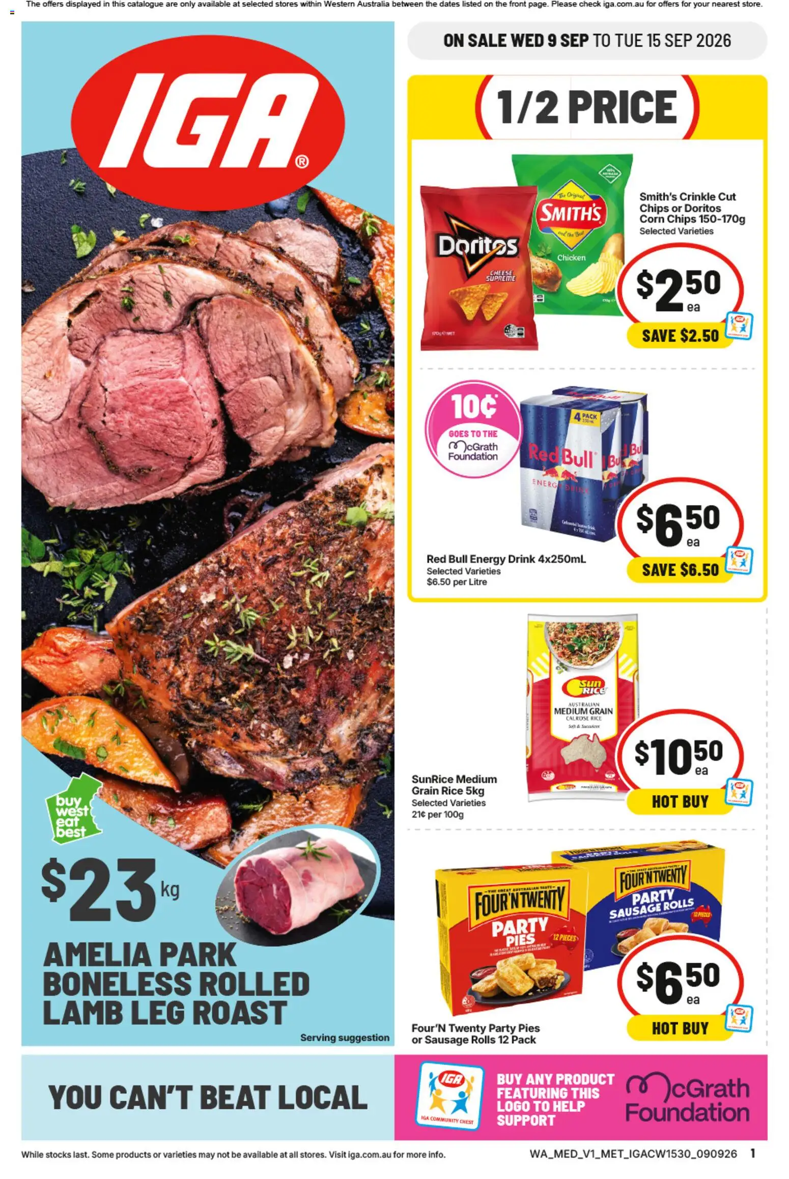 Preview of catalogue IGA catalogue from shop IGA valid 09/09/2026