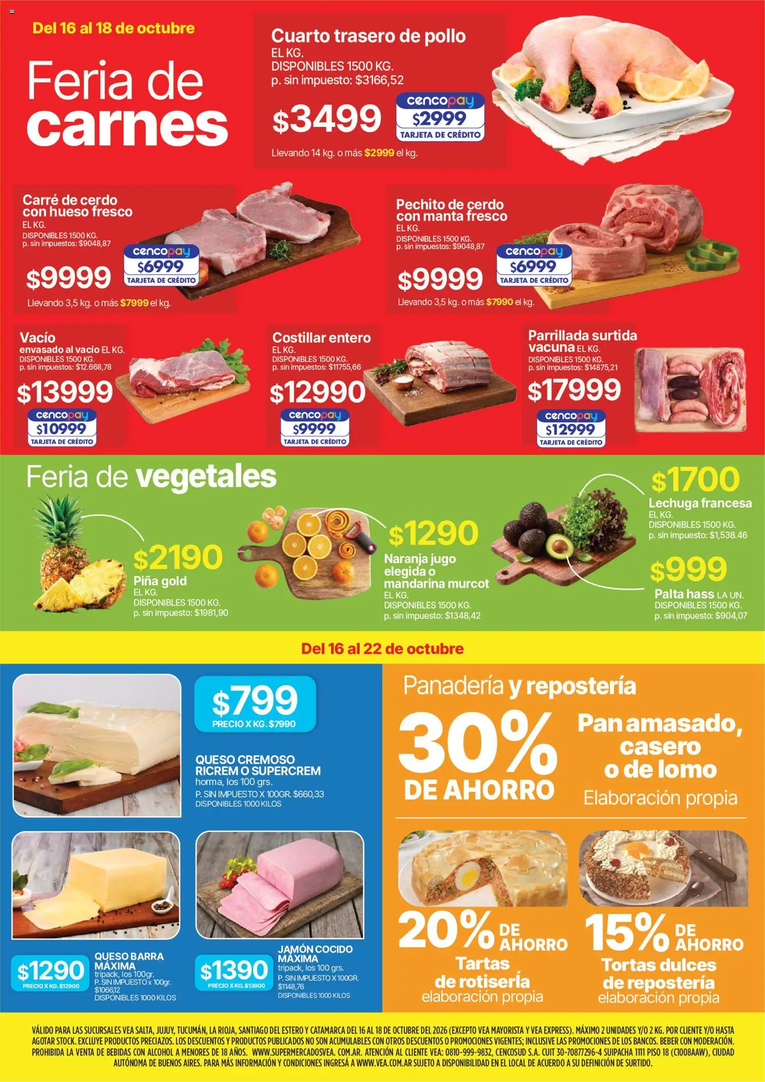 Vista previa del folleto de la tienda Vea válido desde el 16/10/2026 