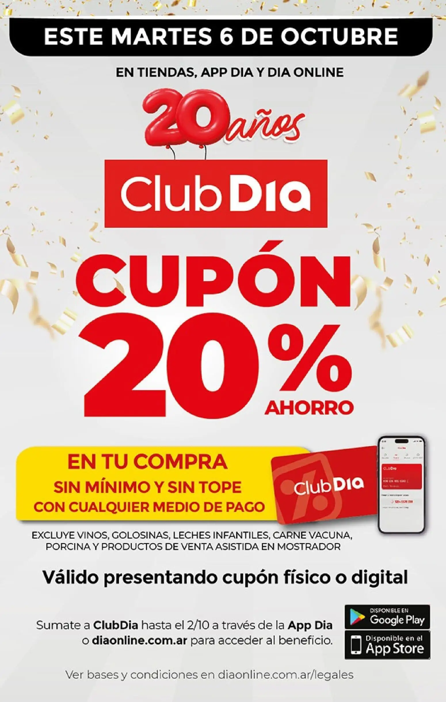 Vista previa del folleto de la tienda Dia válido desde el 30/09/2026 