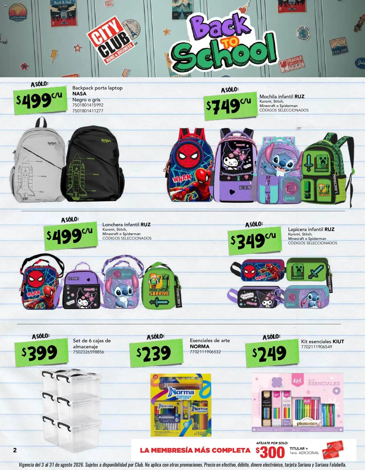 Vista previa las ofertas de la tienda City Club - City Club catálogo desde el 03/08/2026 