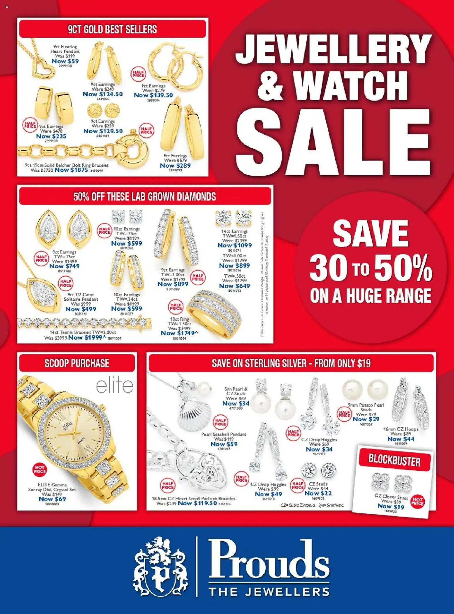 Preview of catalogue Prouds The Jewellers catalogue from shop Prouds The Jewellers valid 07/09/2026