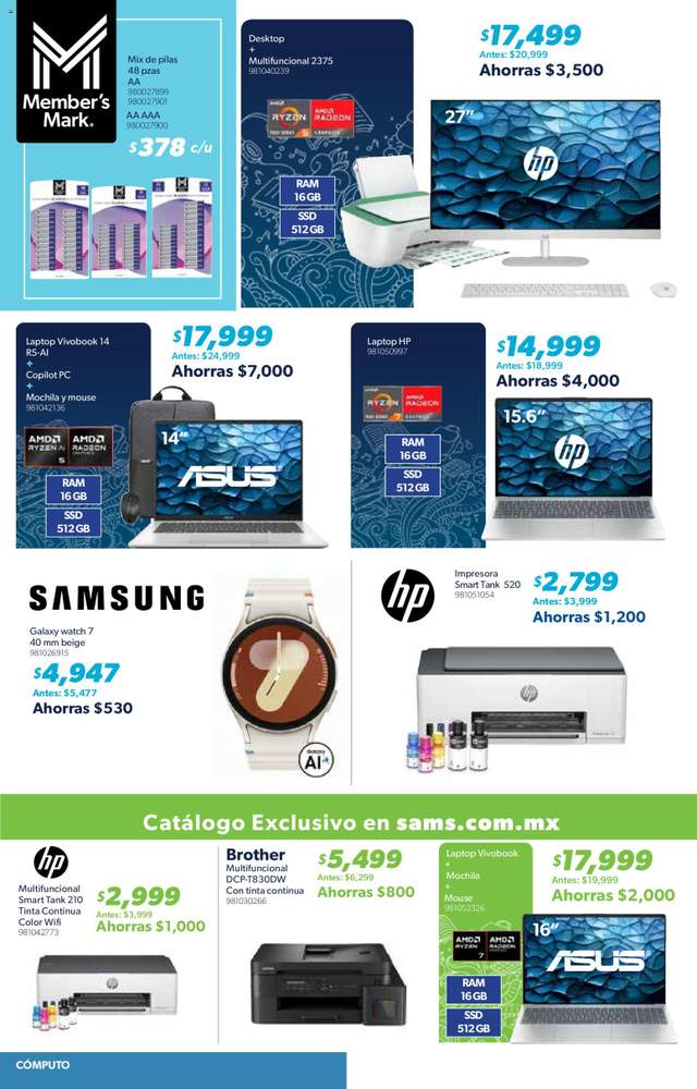 Nuevo catálogo de Sam's Club a partir del 05/08