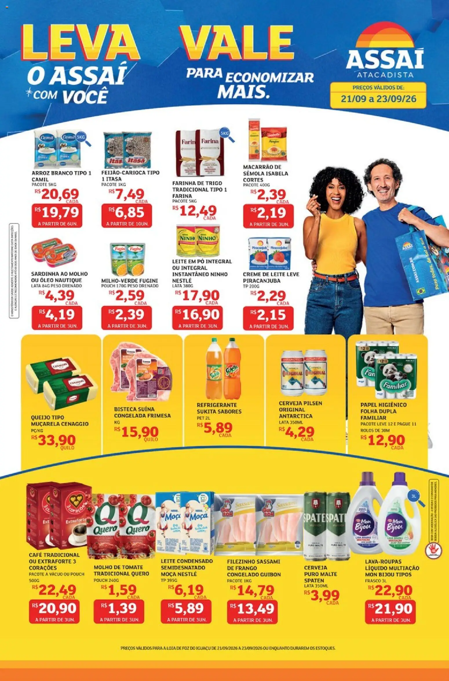 Pré-Visualização do folheto "Assaí Atacadista ofertas - PR" da loja Assaí Atacadista válido a partir de 21/09/2026