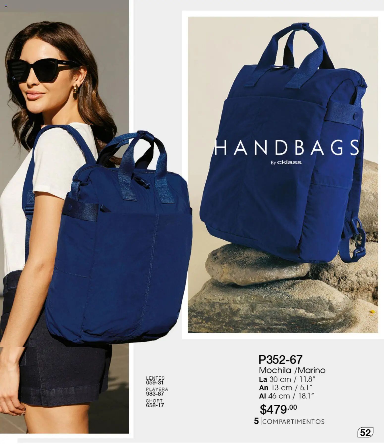 Vista previa las ofertas de la tienda Cklass - Cklass catálogo Verano Handbags desde el 05/03/2026 - Mochila, Playera, Lentes, Short