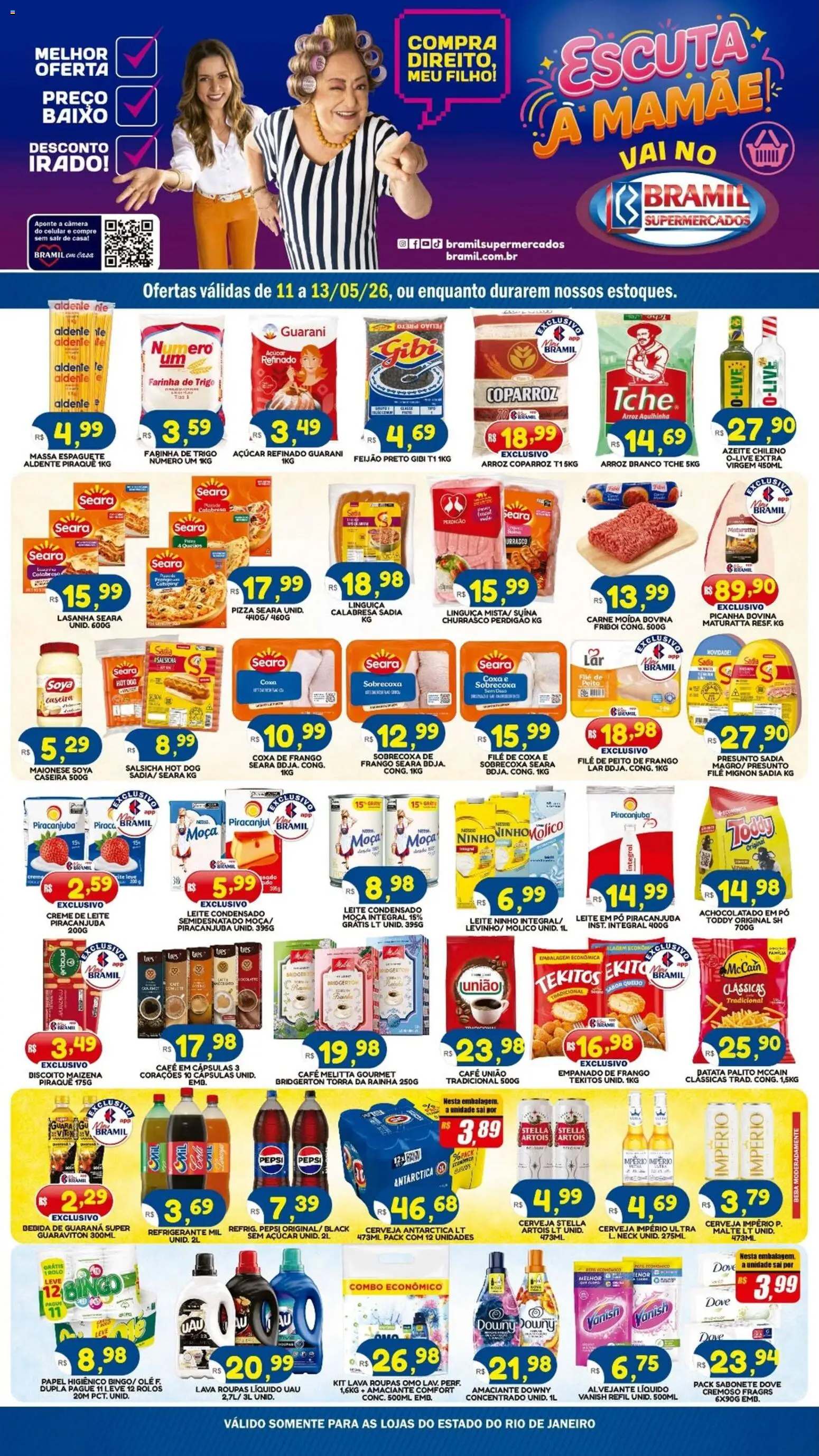 Pré-Visualização do folheto "Bramil Supermercados - Ofertas da semana" da loja Bramil Supermercados válido a partir de 11/05/2026
