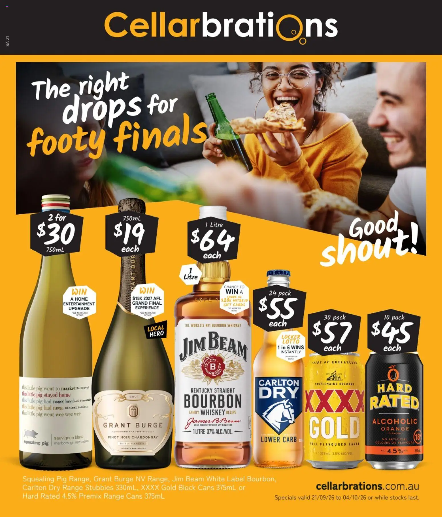 Preview of catalogue Cellarbrations catalogue ALDGATE from shop Cellarbrations valid 21/09/2026 - Jim Beam, Bourbon, Whiskey