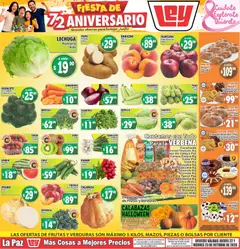 Vista previa las ofertas de la tienda Casa Ley - Casa Ley folleto Las ofertas de frutas y verdunas desde el 22/10/2026 