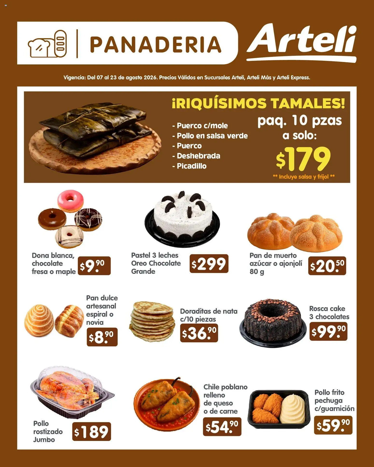Vista previa las ofertas de la tienda Arteli - Arteli folleto Quincenal desde el 07/08/2026 