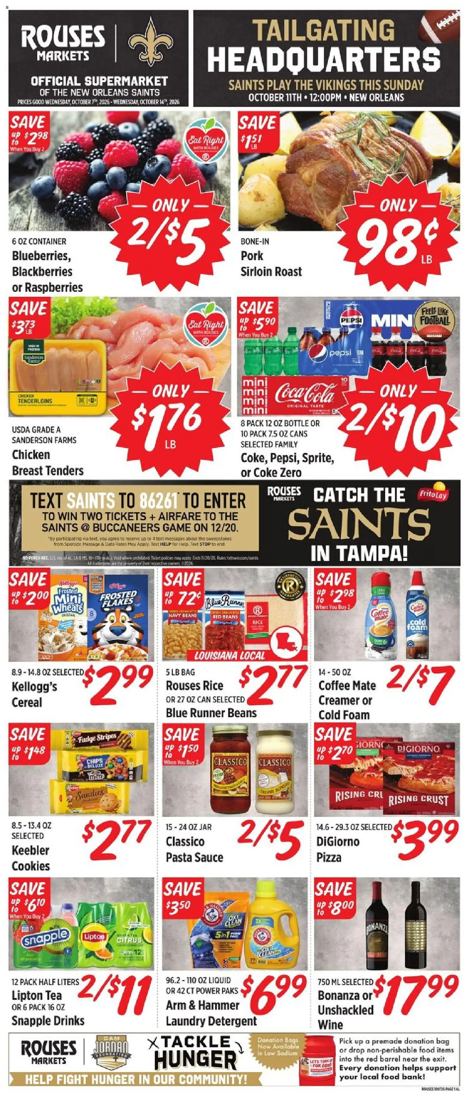 Ad Preview of Rouses Rouses Weekly Ad from 10/07/2026