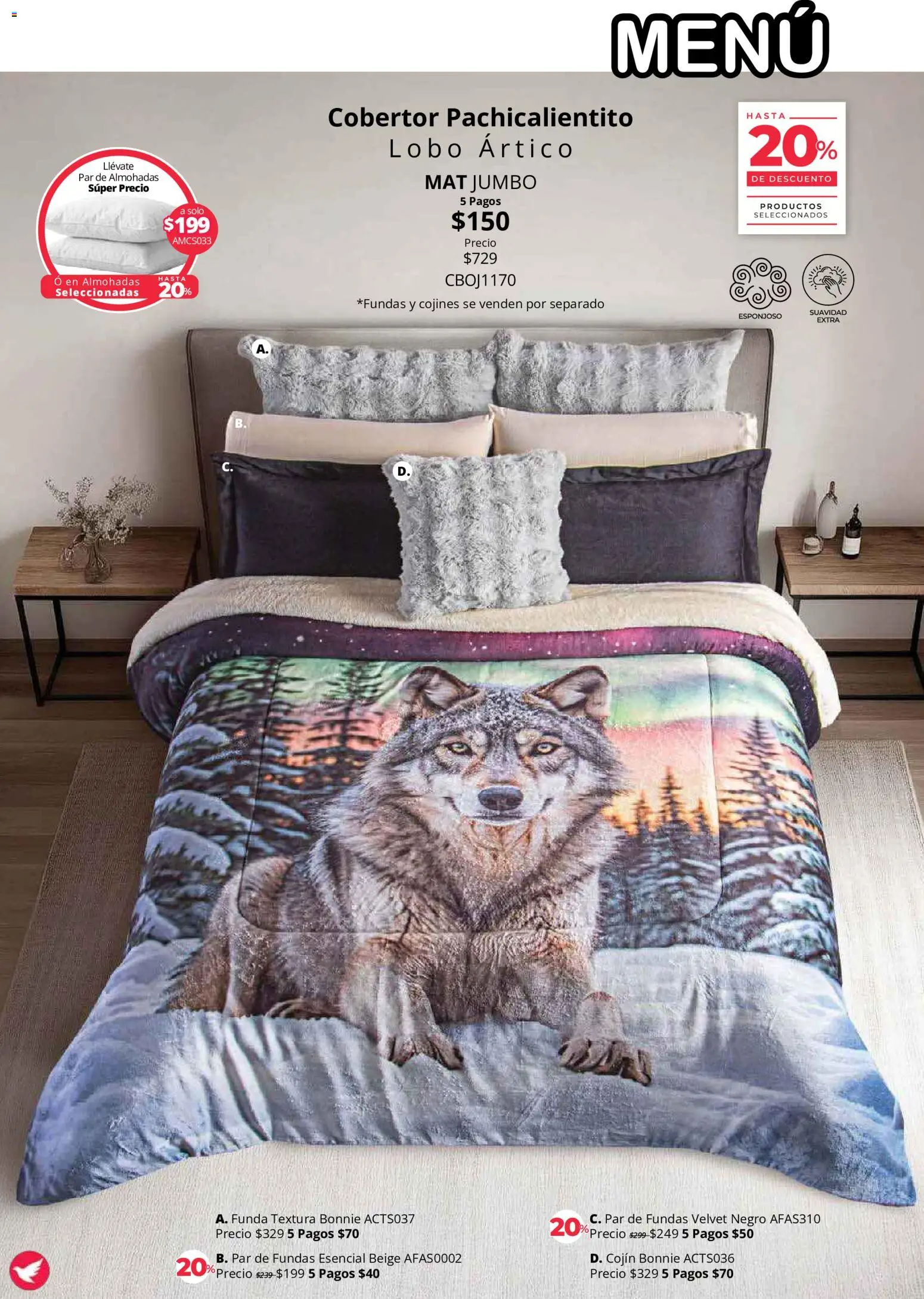 Vista previa las ofertas de la tienda Colchas Concord - Colchas Concord catálogo Colección Cobertor desde el 01/08/2026 