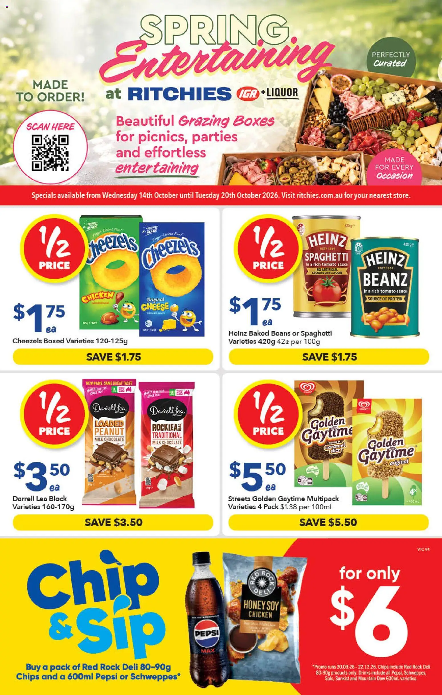 Preview of catalogue Ritchies catalogue Spring Entertaining from shop Ritchies valid 14/10/2026