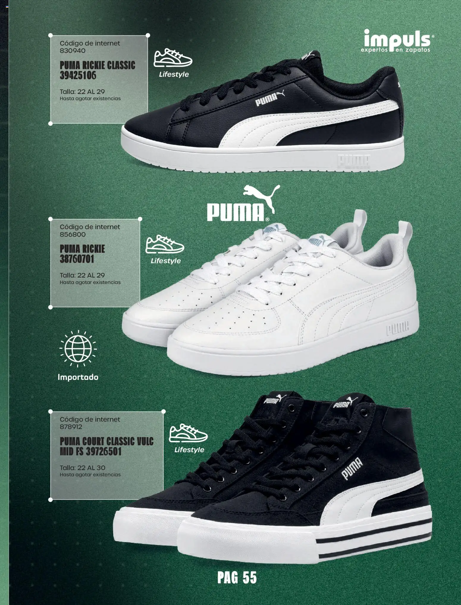 Vista previa las ofertas de la tienda Impuls - Impuls catálogo Urban Sport desde el 01/09/2026 - Zapatos