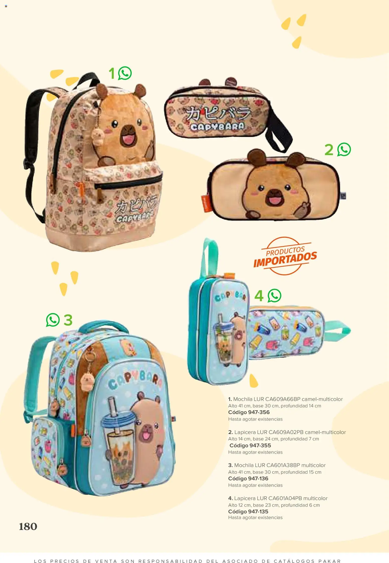 Vista previa las ofertas de la tienda SC Pakar - SC Pakar catálogo Ropa desde el 31/07/2026 - Mochila