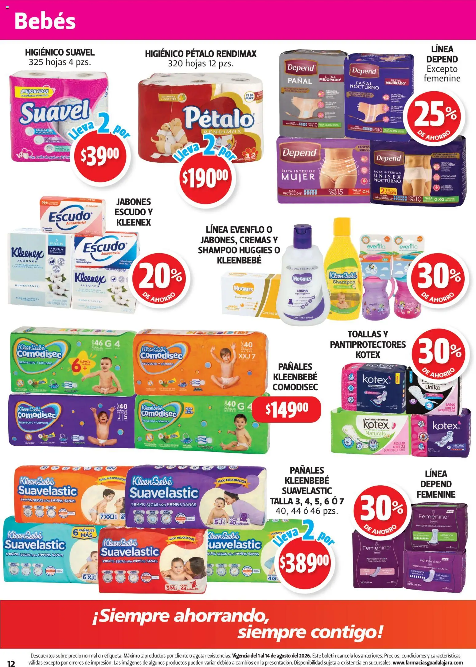 Vista previa las ofertas de la tienda Farmacia Guadalajara - Farmacia Guadalajara catálogo desde el 01/08/2026 