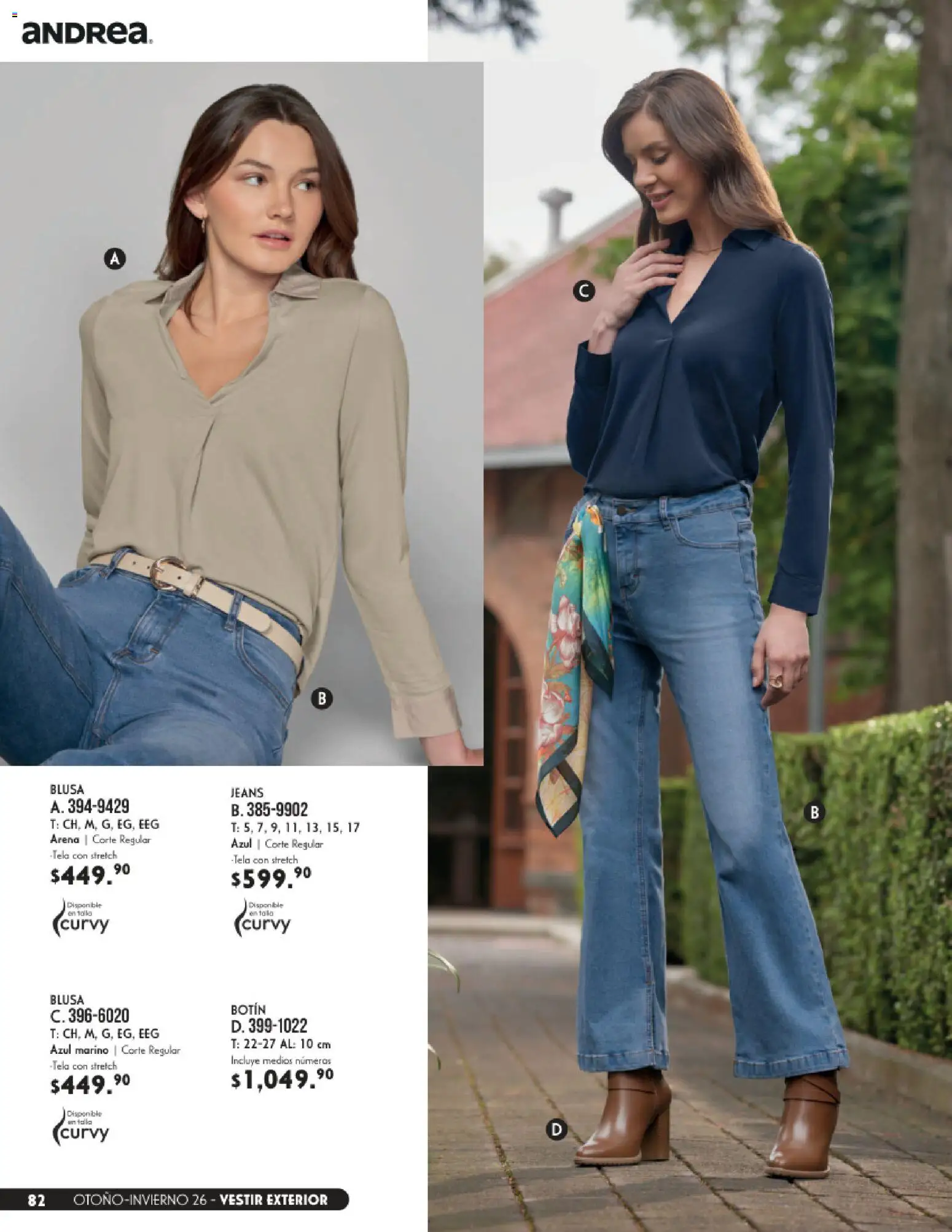 Vista previa las ofertas de la tienda Andrea - Andrea catálogo Vestir desde el 23/08/2026 