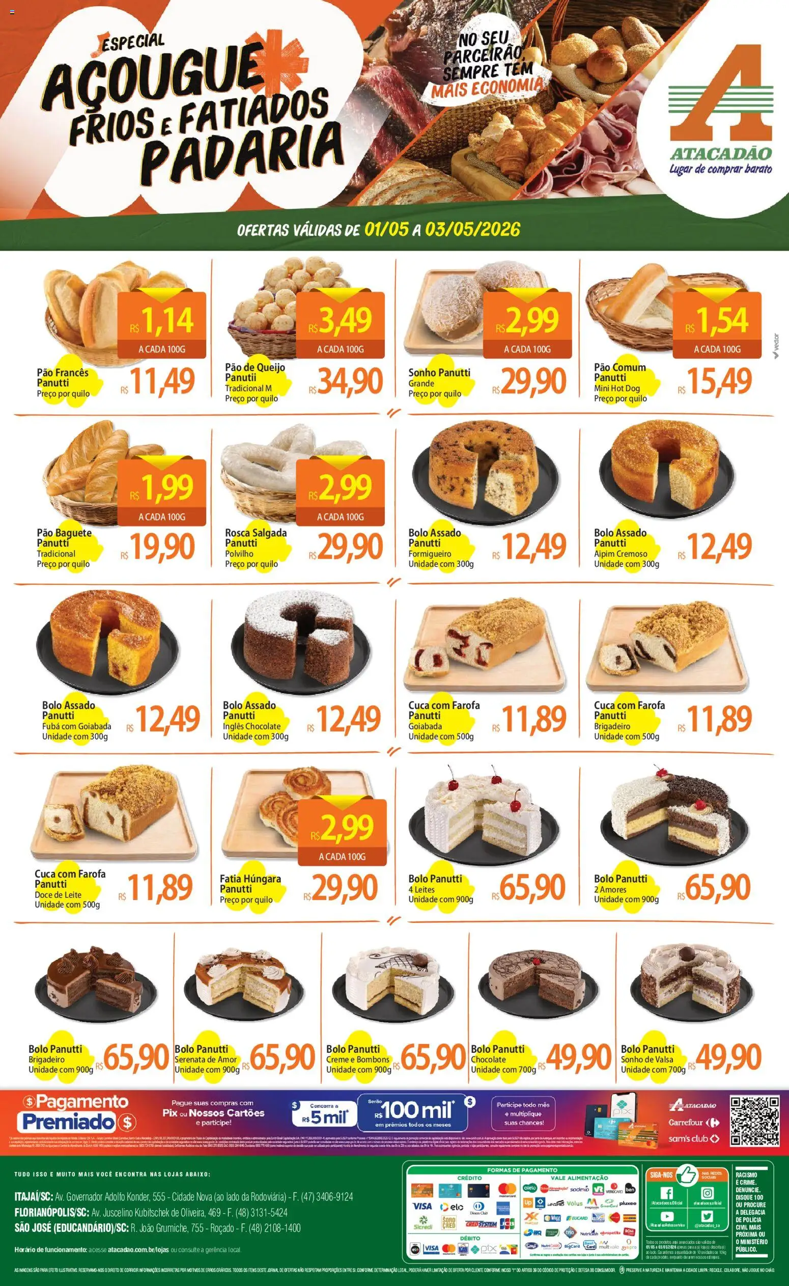 Pré-Visualização do folheto "Atacadão ofertas - SC" da loja Atacadão válido a partir de 01/05/2026