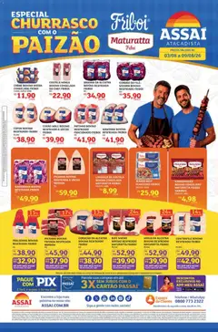 Pré-Visualização do folheto "Assaí Atacadista ofertas - PR" da loja Assaí Atacadista válido a partir de 03/08/2026