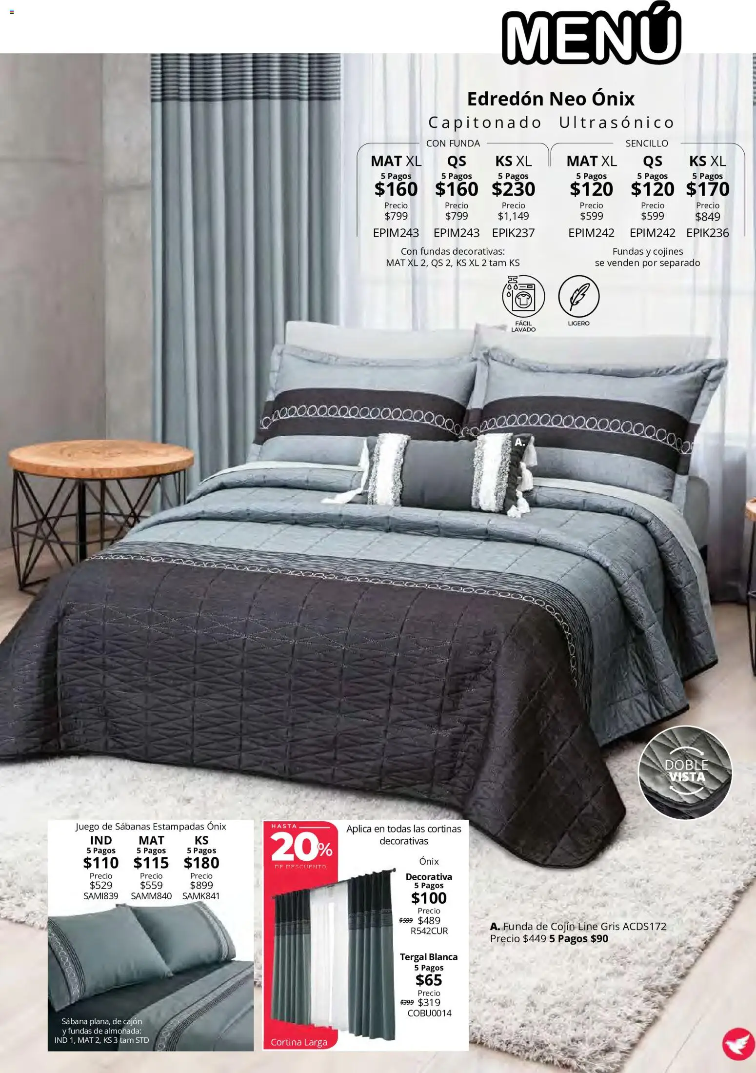 Vista previa las ofertas de la tienda Colchas Concord - Colchas Concord catálogo desde el 15/10/2026 