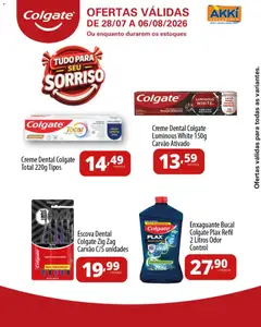 Pré-Visualização do folheto "Akki Atacadista ofertas Colgate" da loja Akki Atacadista válido a partir de 28/07/2026