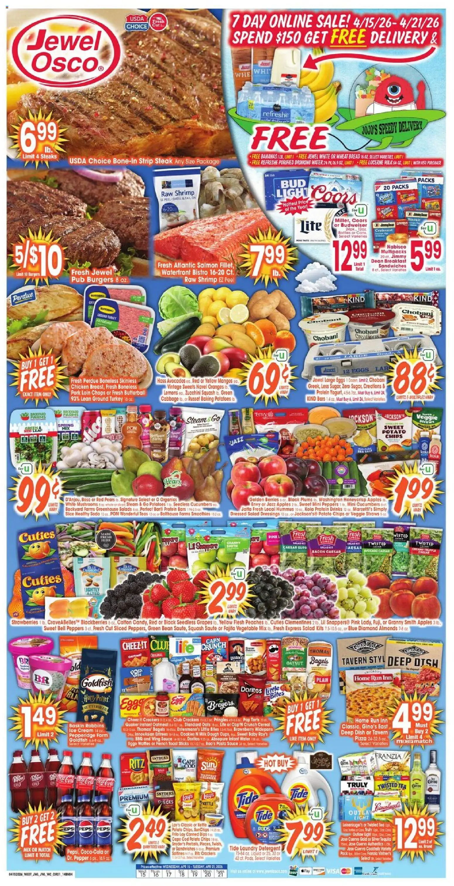Ad Preview of Jewel Osco Jewel Osco Weekly Ad from 04/15/2026