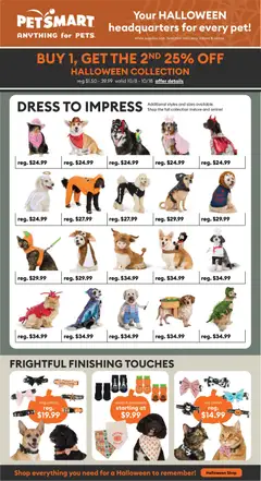 Preview of leaflet Petsmart flyer - Your Halloween from shop Petsmart is valid from Oct 08, 2026