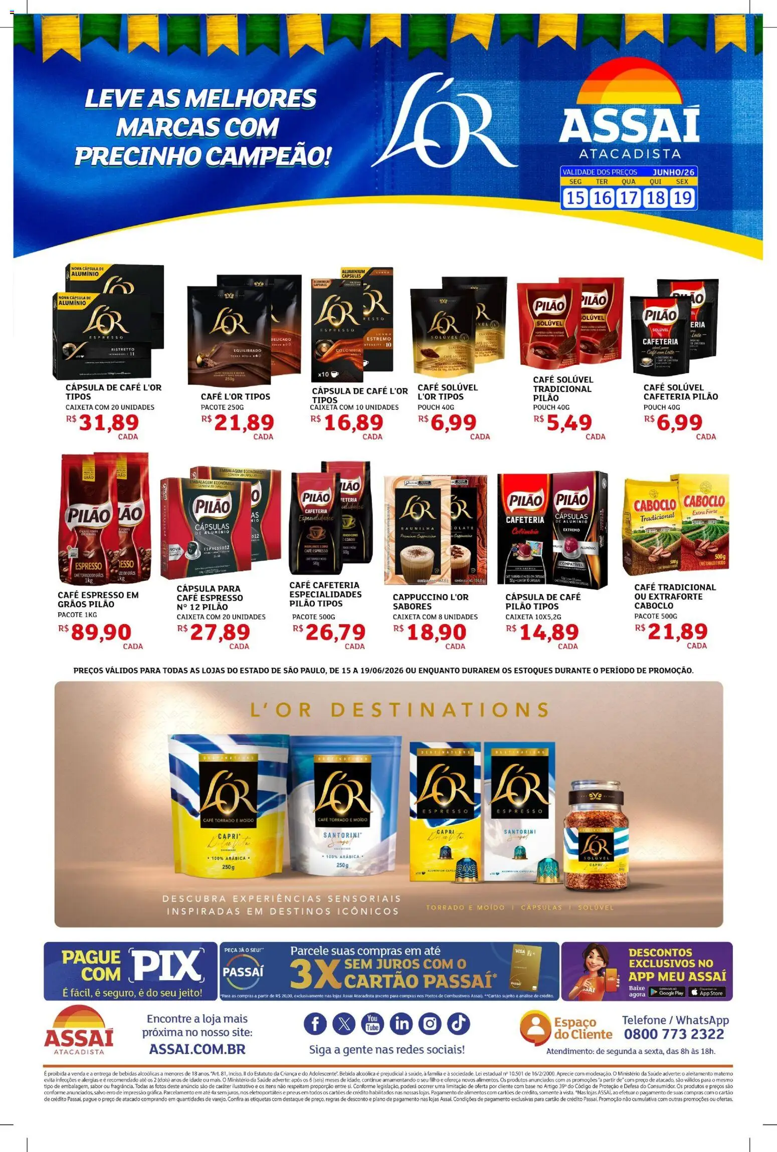 Pré-Visualização do folheto "Assaí Atacadista ofertas - SP" da loja Assaí Atacadista válido a partir de 15/06/2026