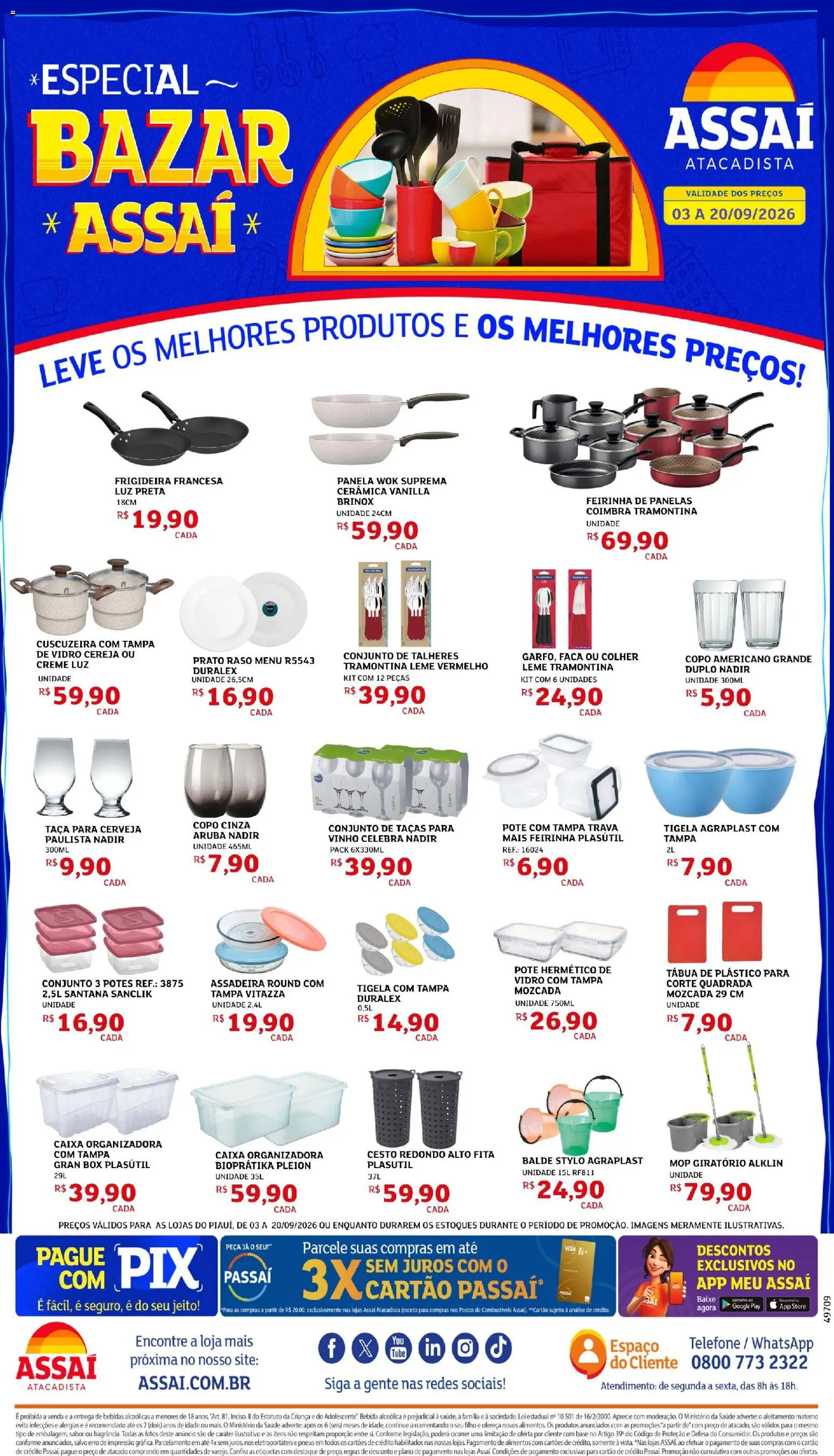Pré-Visualização do folheto "Assaí Atacadista ofertas - PI" da loja Assaí Atacadista válido a partir de 03/09/2026
