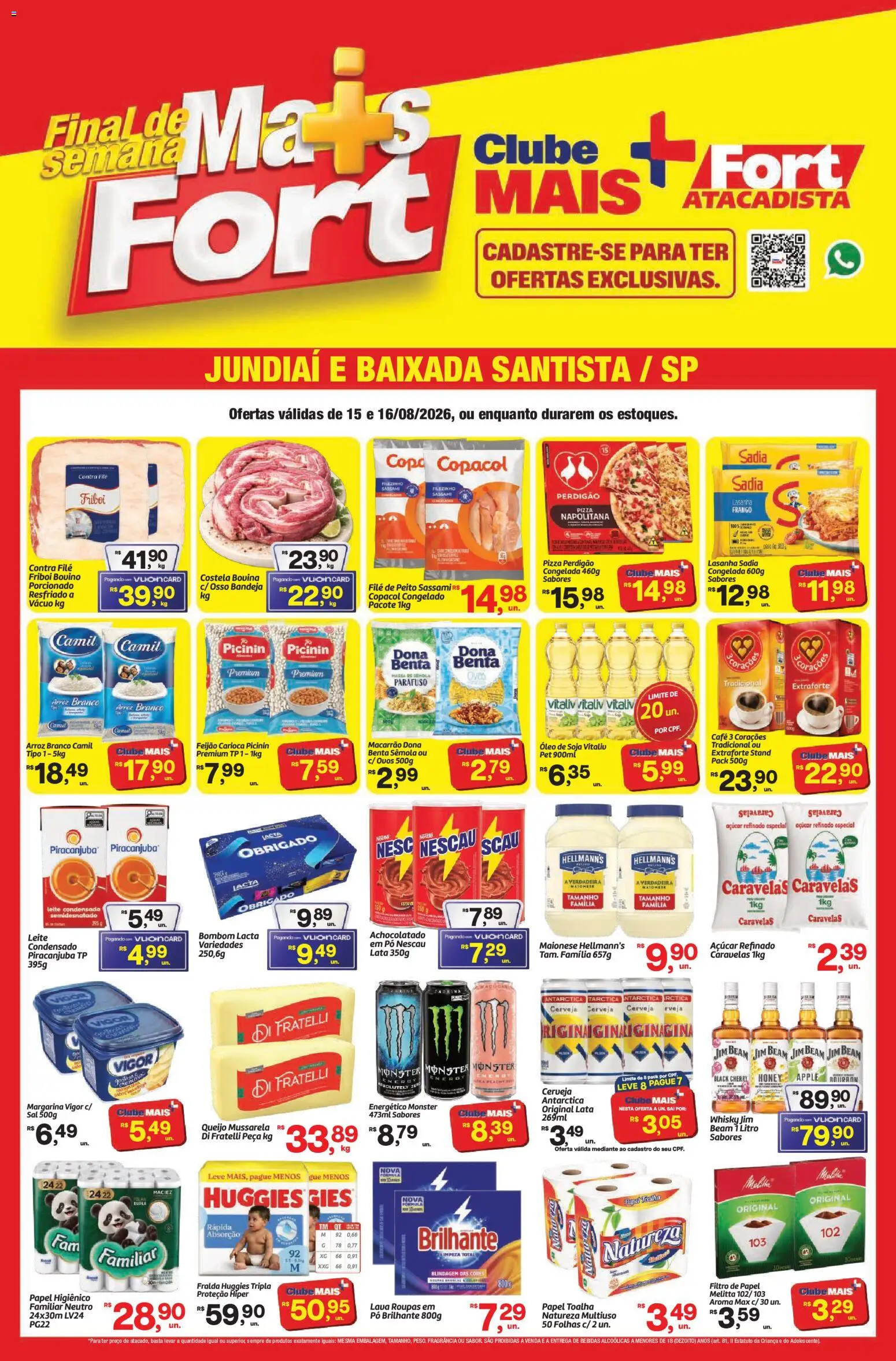 Pré-Visualização do folheto "Fort Atacadista - Ofertas da semana" da loja Fort Atacadista válido a partir de 15/08/2026