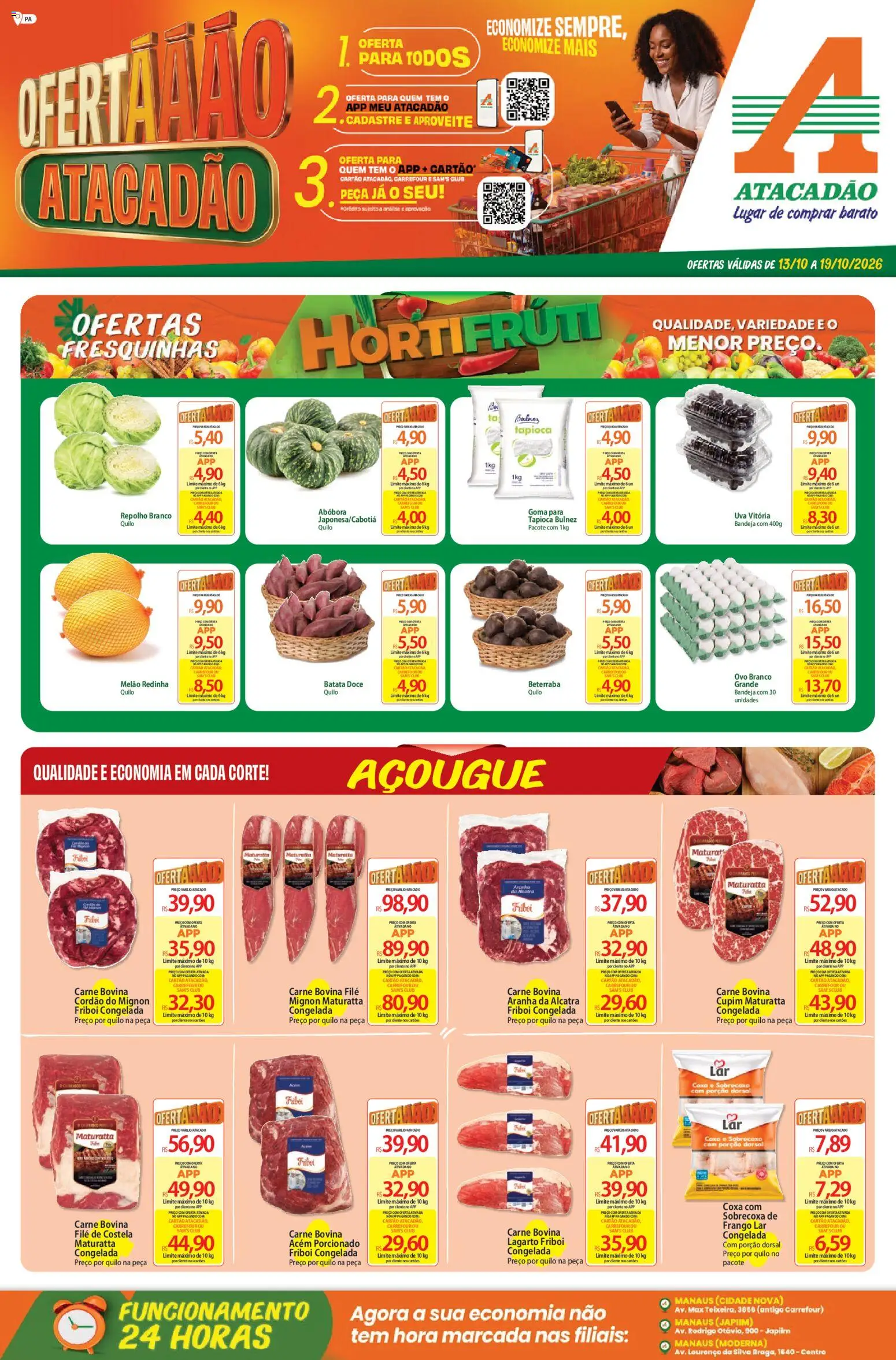Pré-Visualização do folheto "Atacadão ofertas - PA" da loja Atacadão válido a partir de 13/10/2026