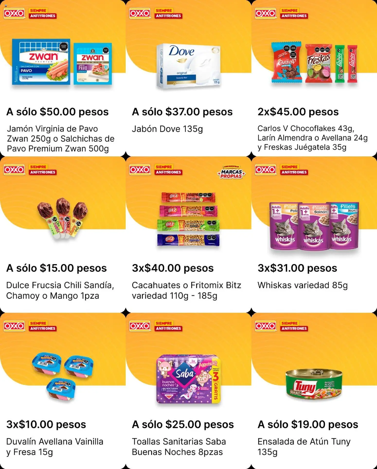 Vista previa las ofertas de la tienda OXXO - OXXO folleto desde el 30/07/2026 - Chocolate, Proteína, Queso, Cacahuates, Oreo, Detergente, Polvo, Detergente en polvo